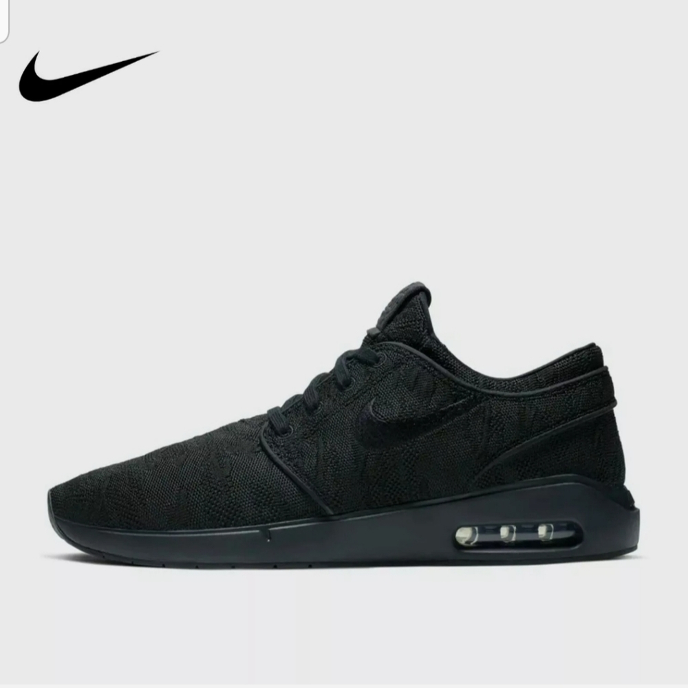 Nike SB Air Max Stefan Janoski 2 "Triple Black" A - Picture 1 of 6